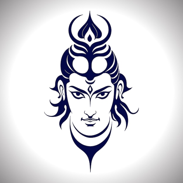 El Señor Shiva, la deidad suprema de la mitología india, sostiene un tridente y una lanza que simbolizan el poder.