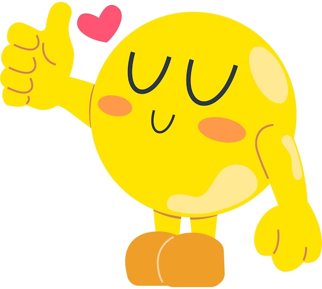 Sentimiento del personaje de dibujos animados