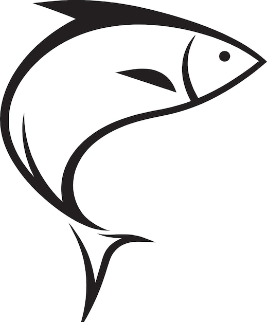Señuelo de pesca con vector de diseño de icono de pez