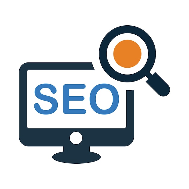 SEO web Optimización de sitios web búsqueda icono de SEO web