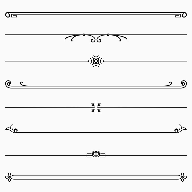 Vector separadores (set 24)