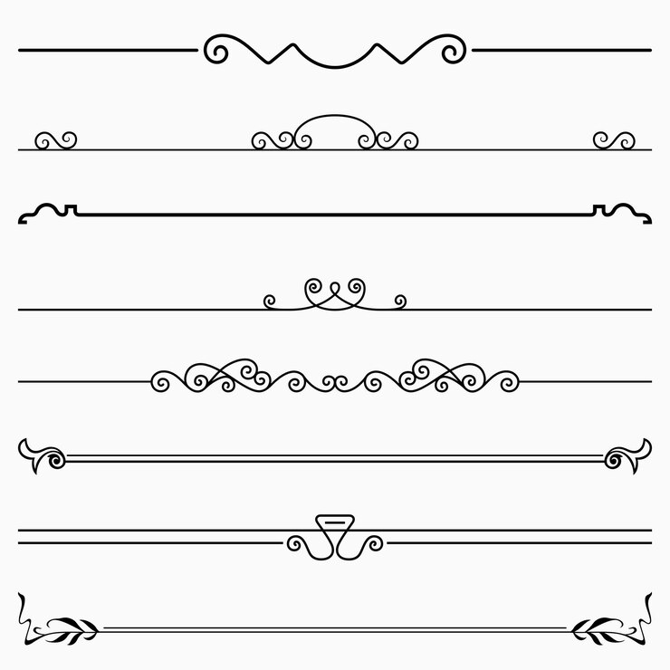 Vector separadores (set 30)