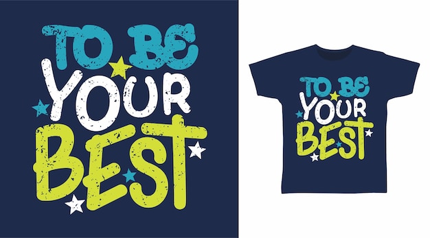 Ser tu mejor tipografía para el diseño de camisetas.