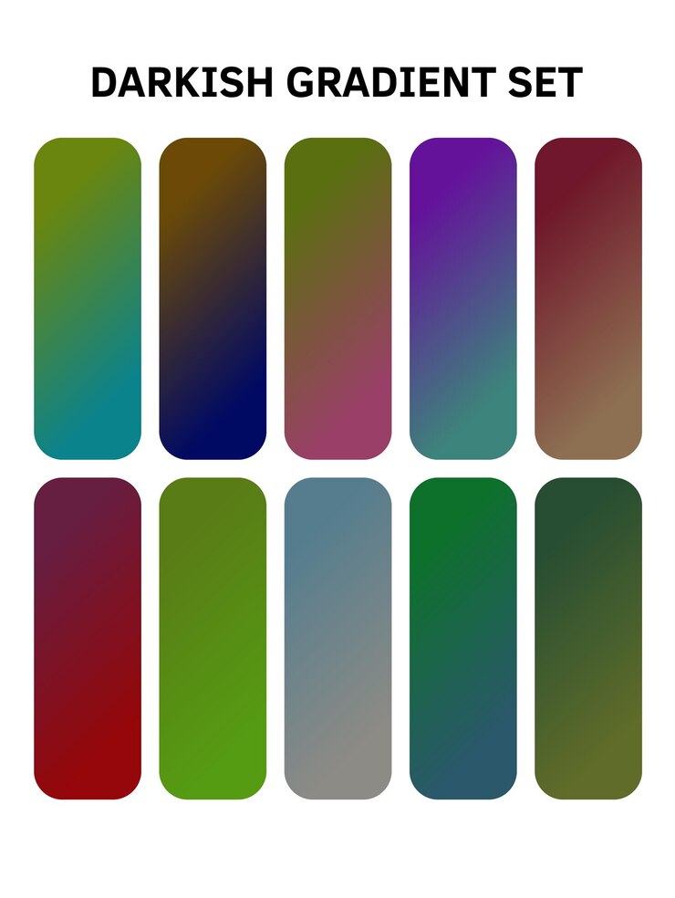 Vector una serie de botones multicolores con diferentes colores