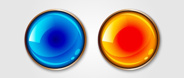 una serie de círculos naranja y azul con uno que dice quot el otro quot