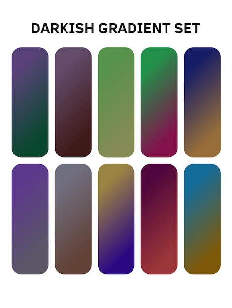 una serie de clavos multicolores con diferentes colores