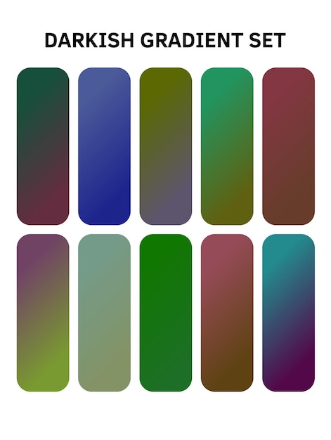 una serie de clavos multicolores con diferentes colores