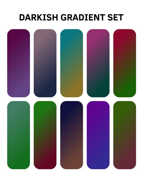una serie de clavos multicolores con diferentes colores