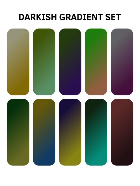 una serie de clavos multicolores con diferentes colores