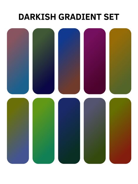 una serie colorida de botones con diferentes colores y colores
