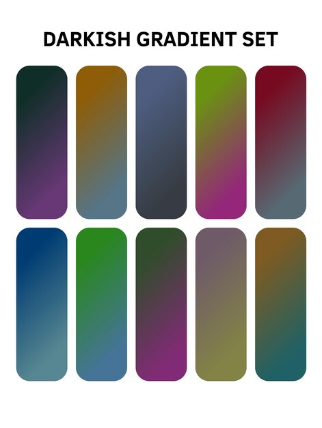 una serie colorida de botones con diferentes colores y colores
