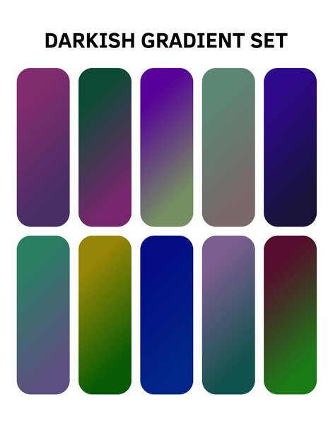 una serie colorida de botones con diferentes colores y colores