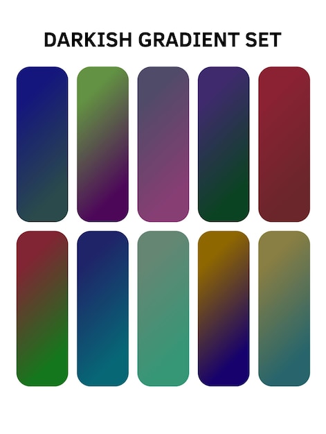 una serie colorida de botones con diferentes colores y colores