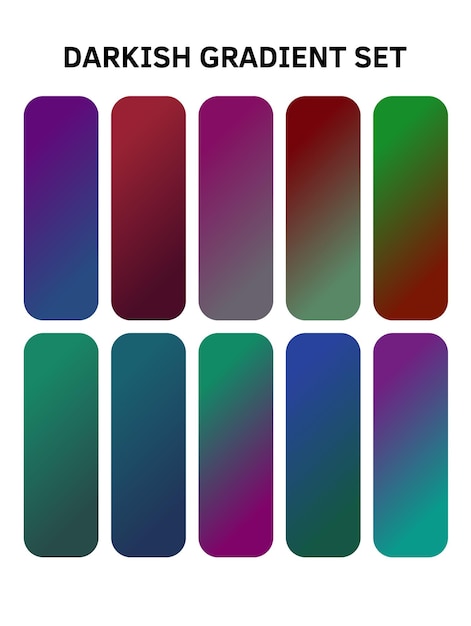 una serie colorida de botones con diferentes colores y colores