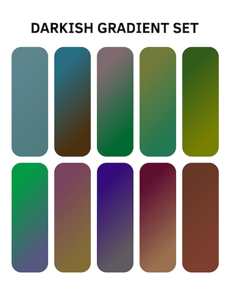 una serie colorida de botones con diferentes colores y colores