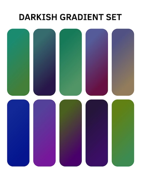 una serie colorida de botones con diferentes colores y colores