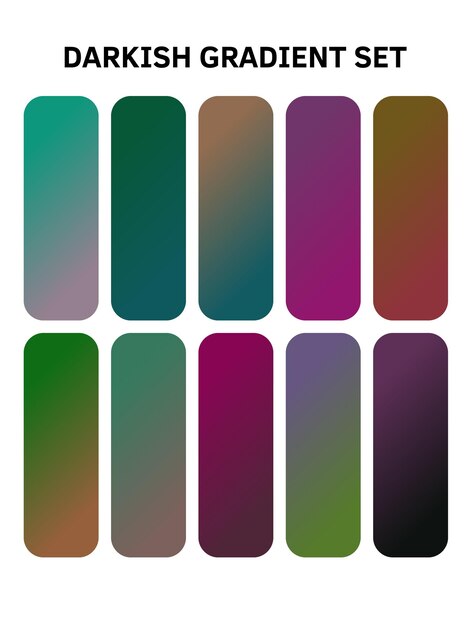una serie colorida de botones con diferentes colores y colores