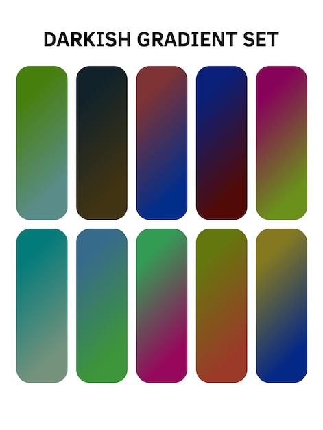 una serie colorida de botones con diferentes colores y colores