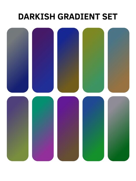 una serie colorida de botones con diferentes colores y colores