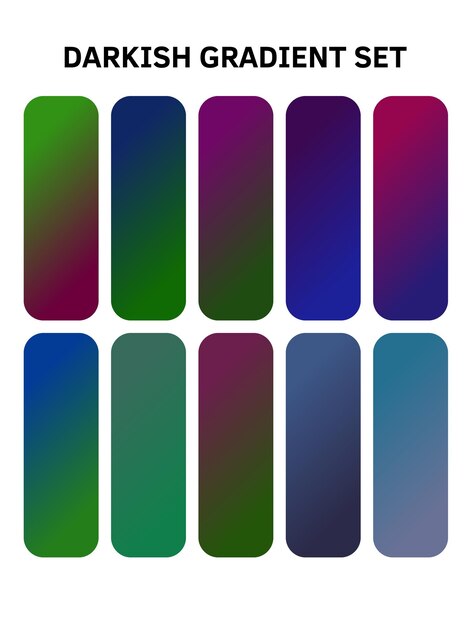 una serie colorida de cuadrados con diferentes colores y colores