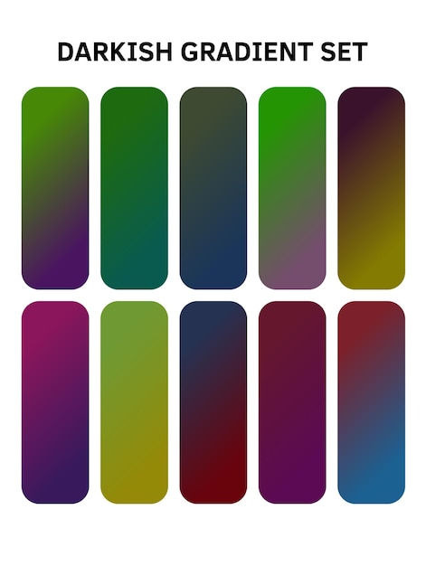 una serie colorida de cuadrados con diferentes colores y colores