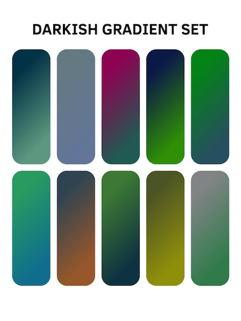 una serie colorida de cuadrados con diferentes colores y un verde naranja y azul