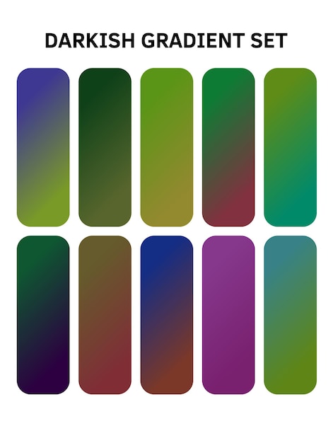una serie colorida de cuadrados multicolores con diferentes colores