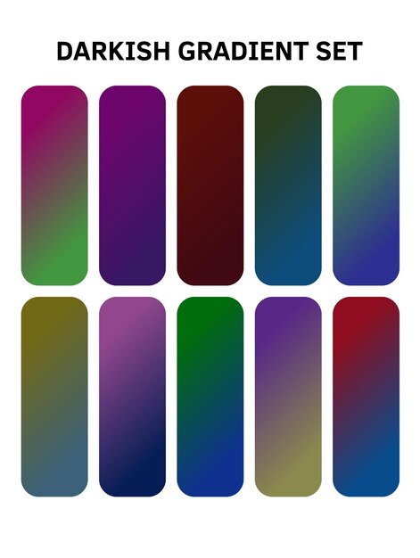 una serie colorida de líneas multicolores con diferentes colores