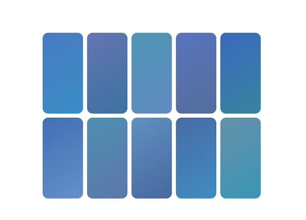 una serie de cuadrados azules con un borde azul