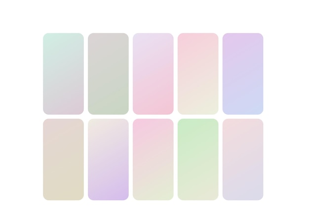 una serie de cuadrados de diferentes colores con diferentes colores