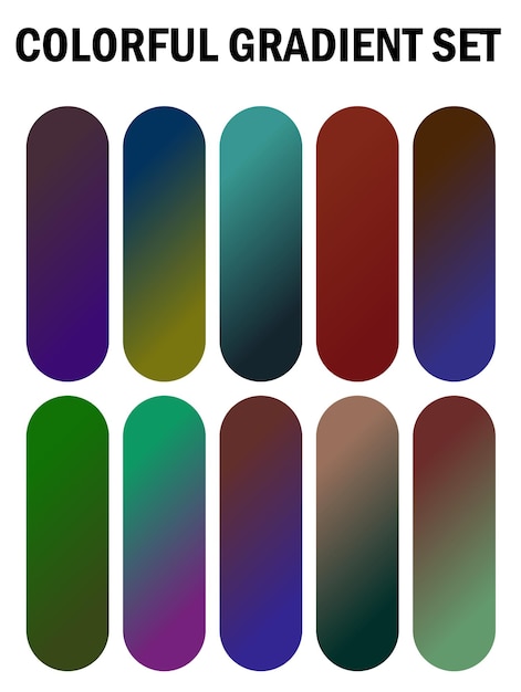 una serie de cuadrados multicolores con diferentes colores