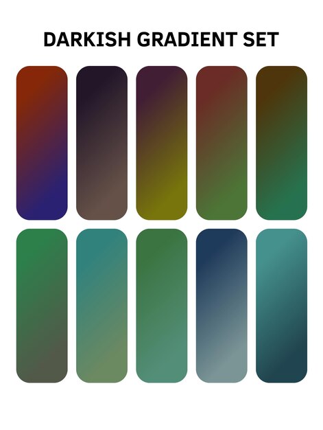 una serie de cuatro cuadrados de diferentes colores con diferentes colores