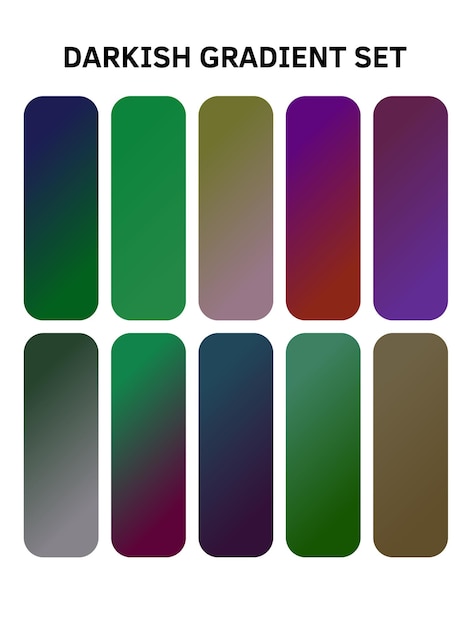 una serie de cuatro filas de cuadrados de diferentes colores con diferentes colores