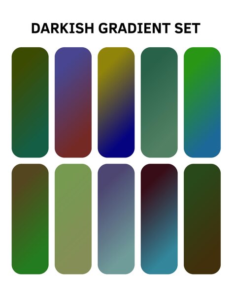 una serie de cuatro líneas de diferentes colores con diferentes colores