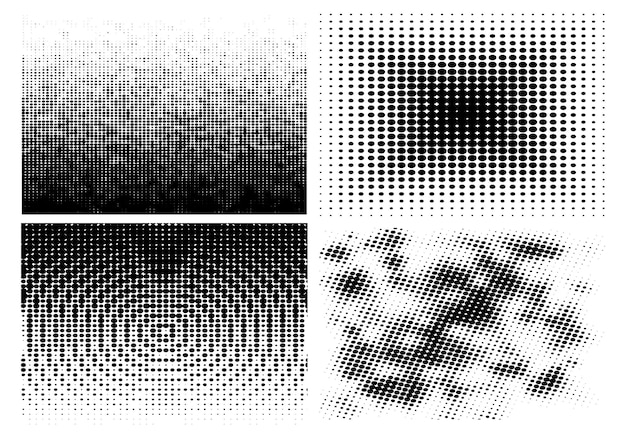 una serie de diferentes imágenes de diferentes formas y formas