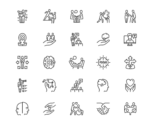 una serie de iconos diferentes, incluido uno que dice que nadie