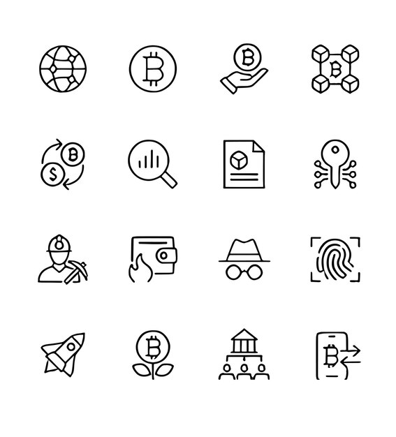 una serie de iconos, incluido uno que dice " euro "