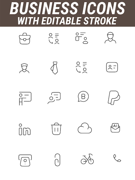 una serie de iconos incluyendo uno que dice wm en él