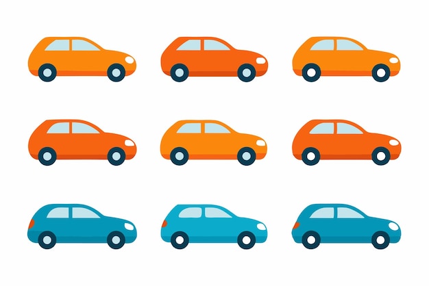 una serie de imágenes de coches con uno que dice cita taxi cita