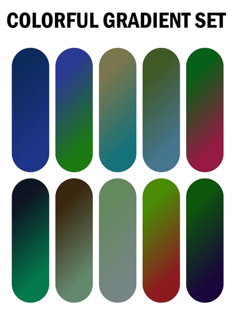 una serie de imágenes con diferentes colores y patrones