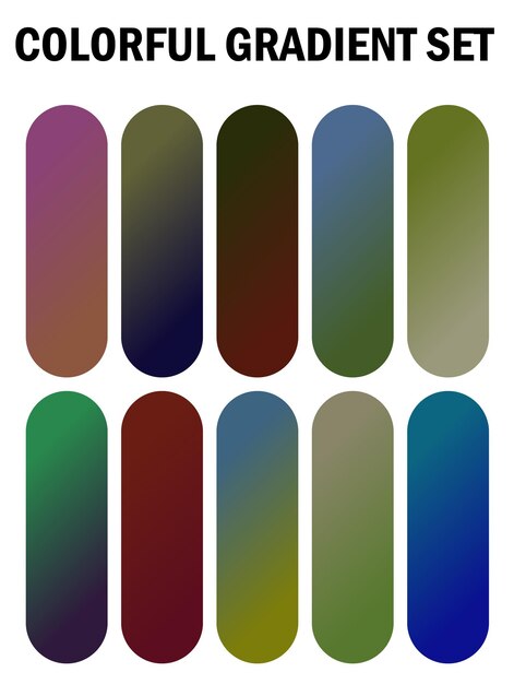 una serie de imágenes con diferentes colores y patrones