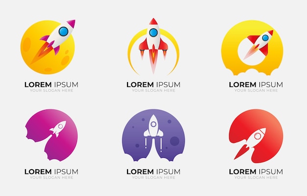 una serie de imágenes de los iconos del nombre de la empresa