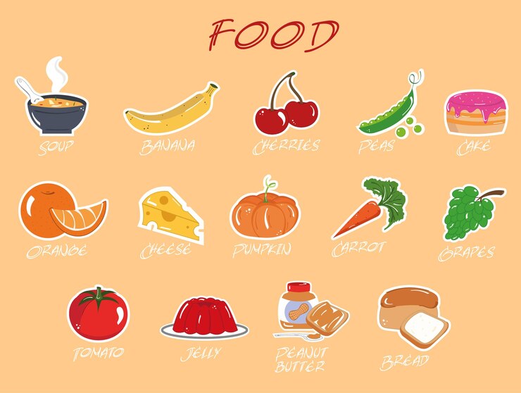 Una serie de imágenes relacionadas con el kit de cocina de alimentos