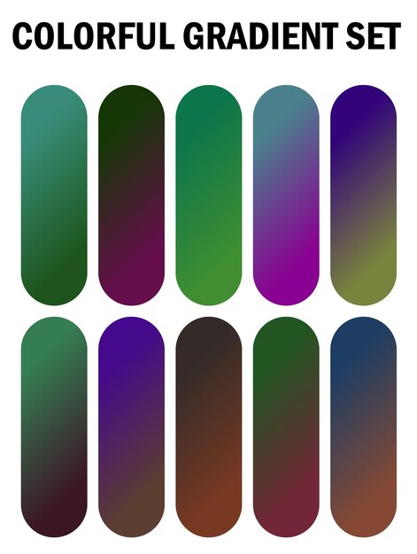 una serie de líneas multicolores con diferentes colores
