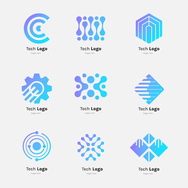 una serie de logotipos diferentes, incluida la pierna inferior derecha