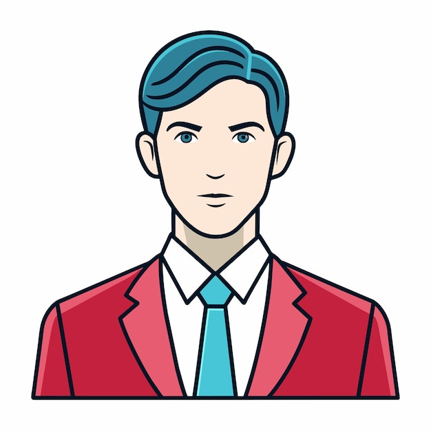 una serie de personas de diferentes colores y uno tiene un hombre en una corbata y el otro con un hombre en un corbata