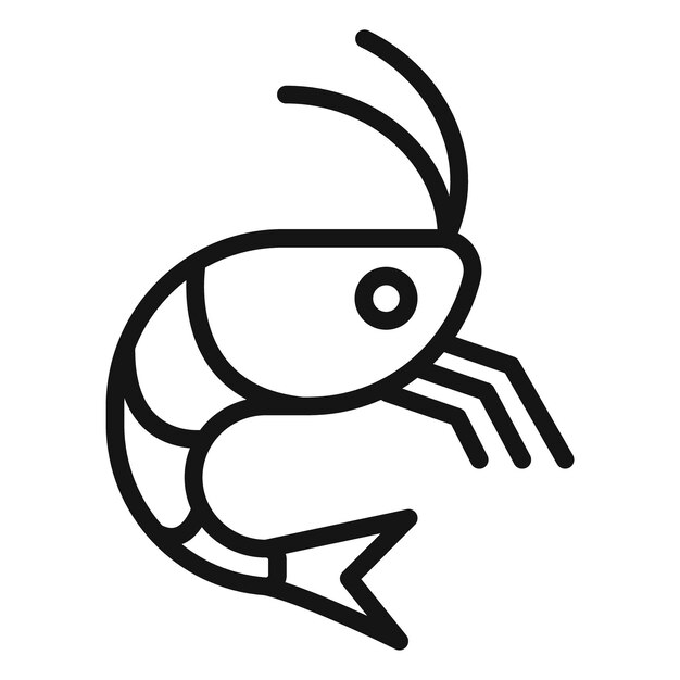 La serie Shrimp Icon ilustraciones de mariscos para experiencias culinarias y gastronómicas