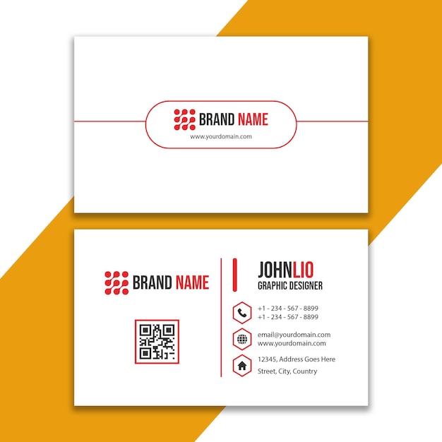 una serie de tarjetas de visita con un logotipo rojo y blanco en él