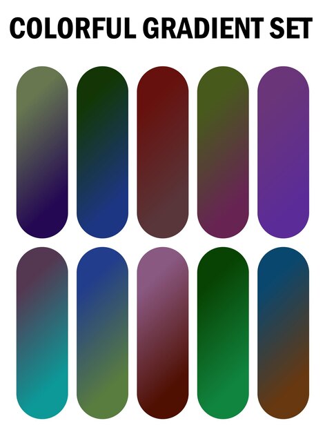 una serie de ventanas multicolores con diferentes colores