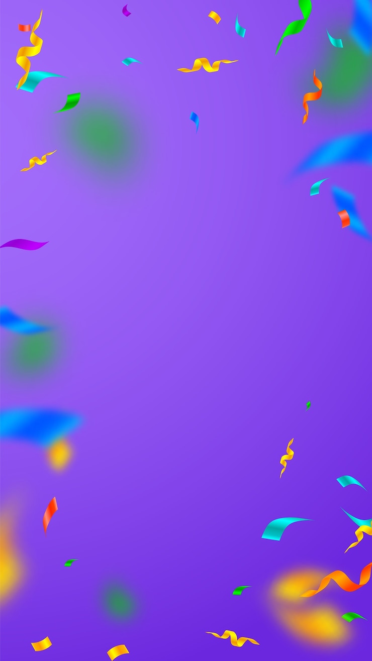 Vector serpentinas y confeti